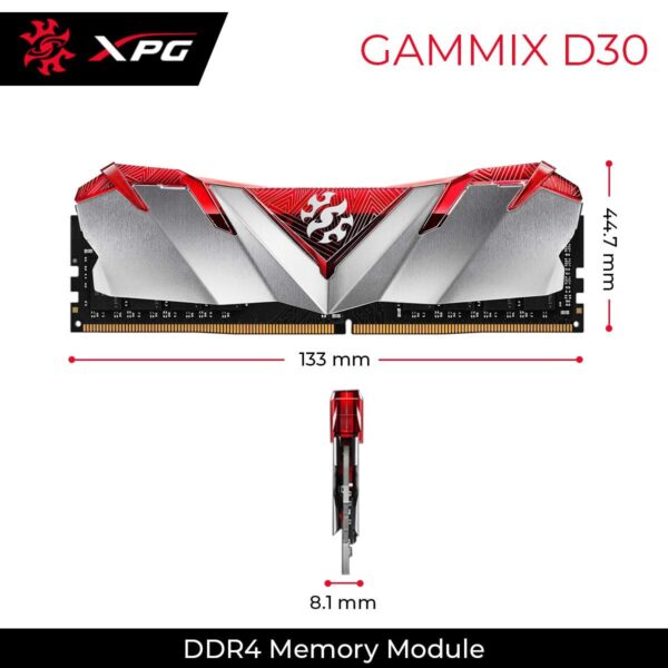 Adata XPG D30 8GB DDR4 3200MHZ Desktop Gaming Ram - Image 5