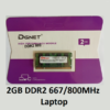 2GB DDR2 667-800MHz laptop