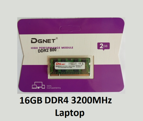 DGnet 16GB DDR4 3200MHz Laptop Ram