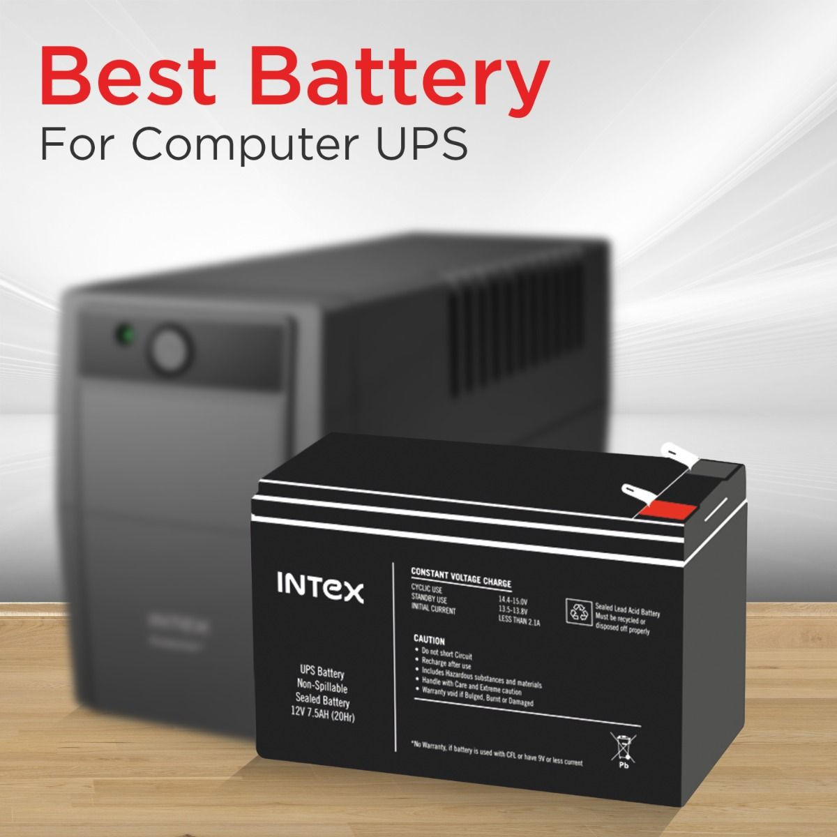 Intex 12v 7ah Ups Battery Sgl Global Technologies